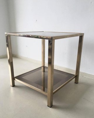 23-Carat Gold-Plated Side Table from Maison Jansen, 1960s-LL-1399301