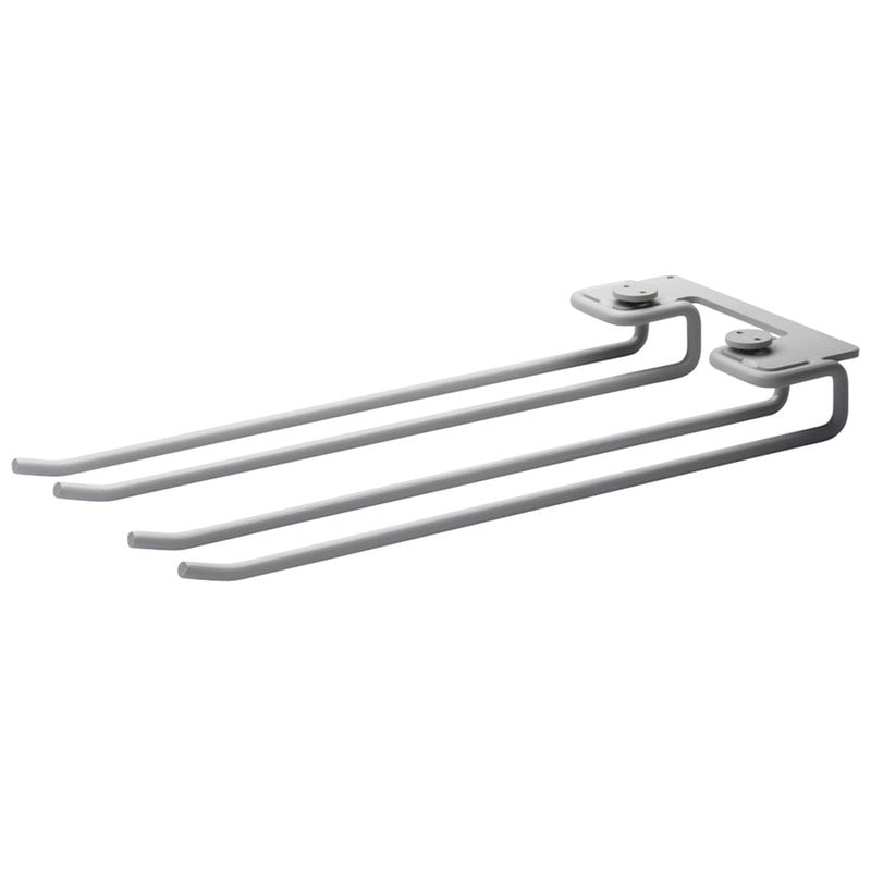 String hanger rack 30 cm by String Furniture #2-pack, grey #