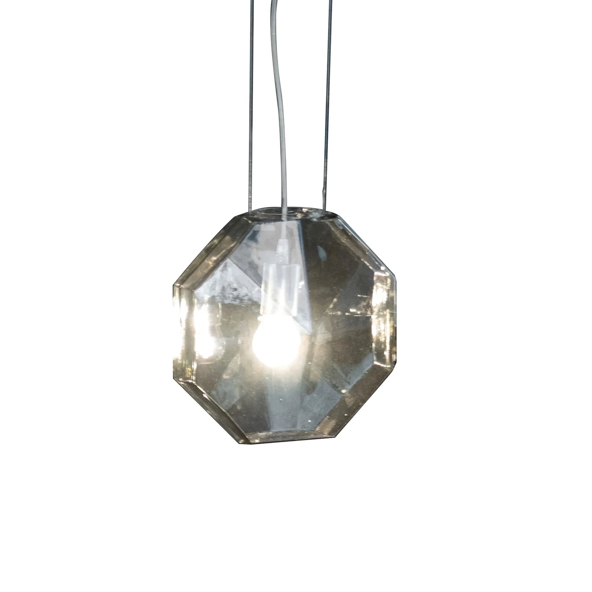 Glass Pendant Lamp 24 KARATI SE113 by Karman #smoked glass