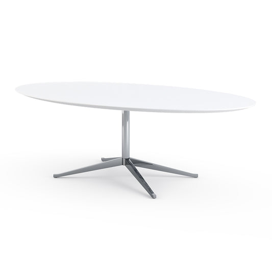 Florence Knoll Table Desk - Oval Laminate writing desk 244x137 by Knoll