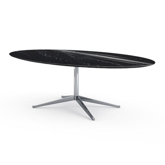 FLORENCE KNOLL TABLE DESK - Oval Marble writing desk 244x137 (Request Info)