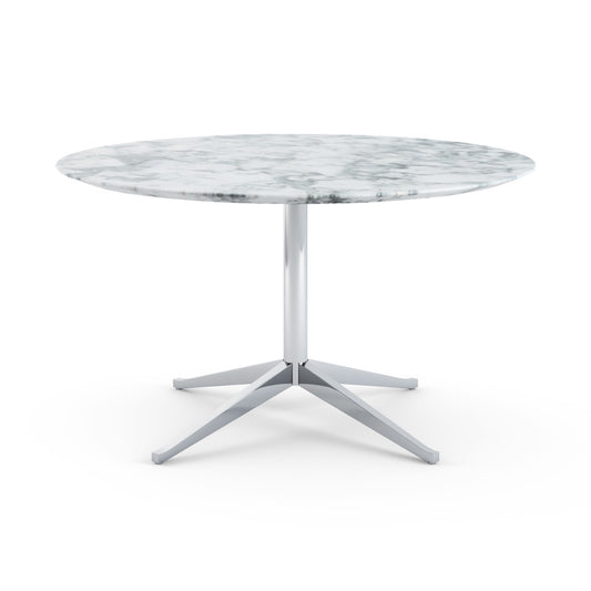 FLORENCE KNOLL TABLE DESK - Round Marble writing desk Ø137 (Request Info)