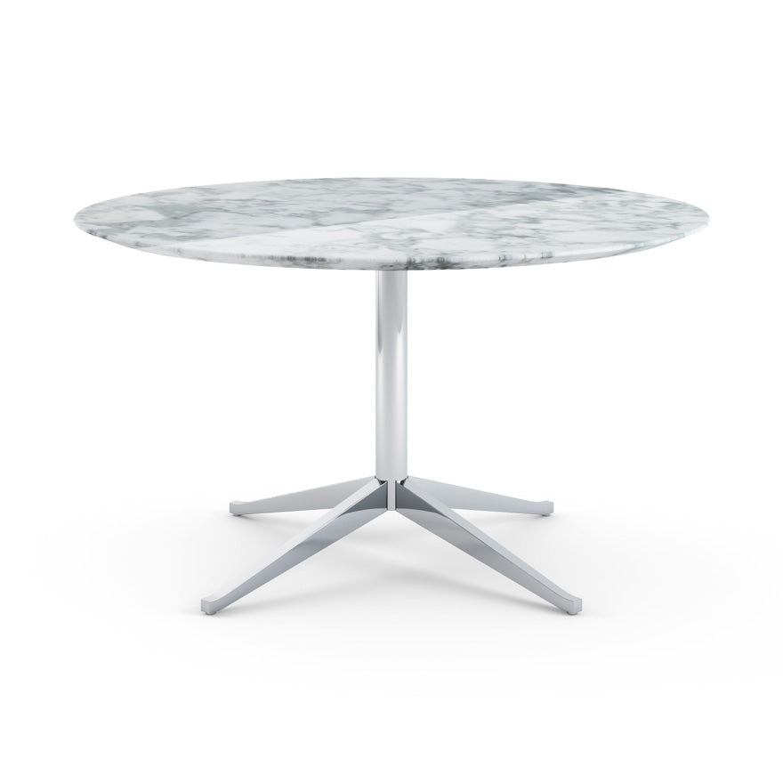 FLORENCE KNOLL TABLE DESK - Round Marble writing desk Ø137 (Request Info)