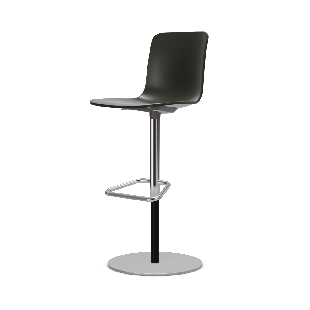 HAL RE Barstool (without seat upholstery) by Vitra #deep black RE