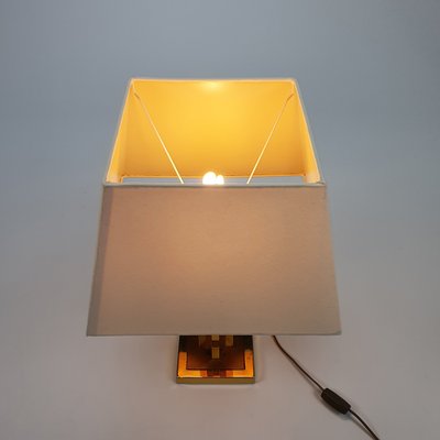 24K Gold-Plated Table Lamp, 1970s-RMX-990371