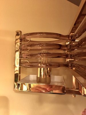 24kt Gold Chandelier by Gaetano Sciolari for Gaetano Sciolari , 1980s-OPE-778126