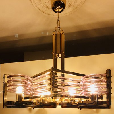 24kt Gold Chandelier by Gaetano Sciolari for Gaetano Sciolari , 1980s-OPE-778126