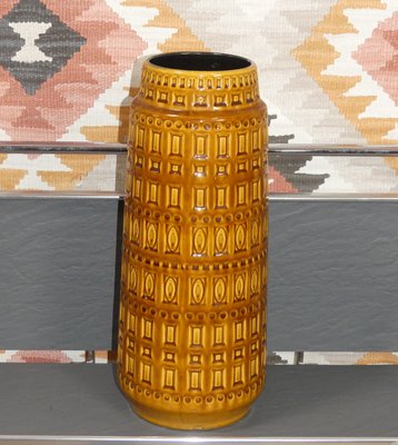 260-40 Inka Vase in Mustard Yellow from Scheurich, 1970s-AFE-1417607