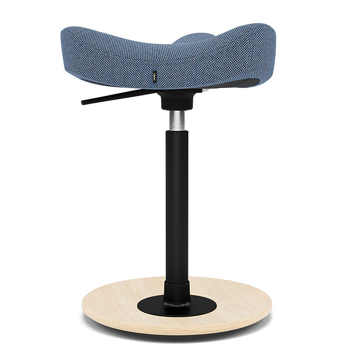 Move™ Compact - Rocker ergonomic office stool in wood and fabric (Upholstery Material - Re-Wool) by Varier Furniture