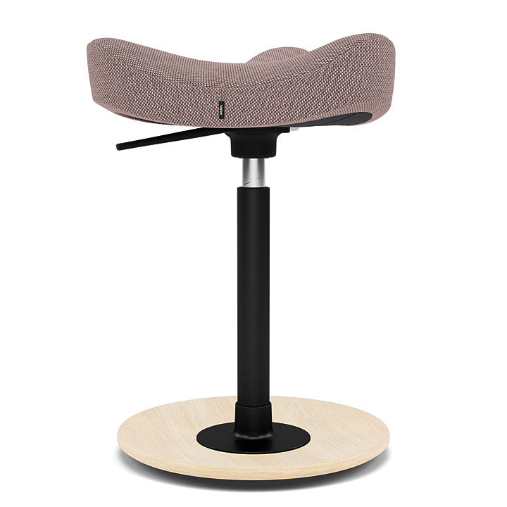 Move™ Compact - Rocker ergonomic office stool in wood and fabric (Upholstery Material - Re-Wool) by Varier Furniture