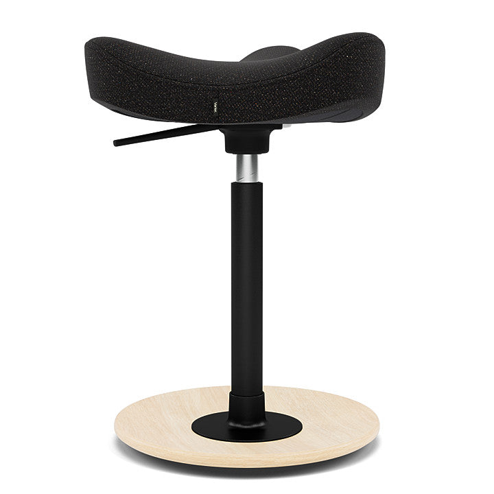 Move™ Compact - Rocker ergonomic office stool in wood and fabric (Upholstery Material - Re-Wool) by Varier Furniture