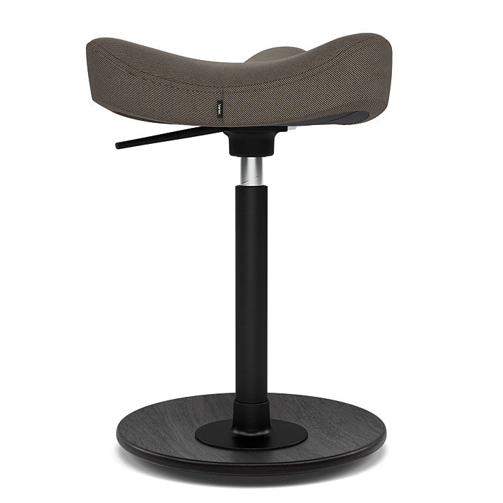 Move™ Compact - Rocker ergonomic office stool in wood and fabric (Upholstery Material - Reflect)