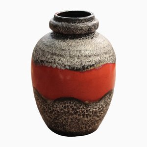 286-42 Fat Lava Vase from Scheurich, West Germany, 1950s-TBN-1703158