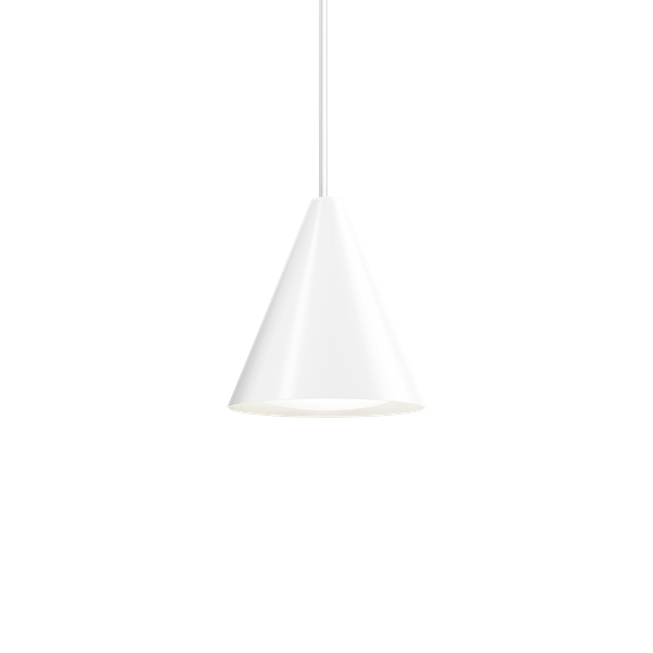 Keglen 250 Interior suspended Lamp by Louis Poulsen #White