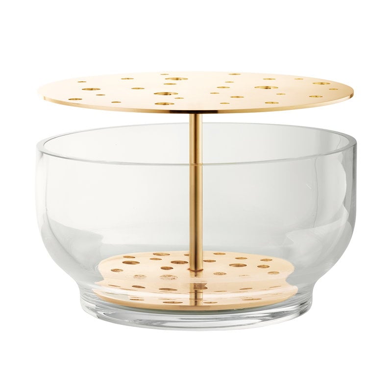 Ikebana vase by Fritz Hansen #large, brass #