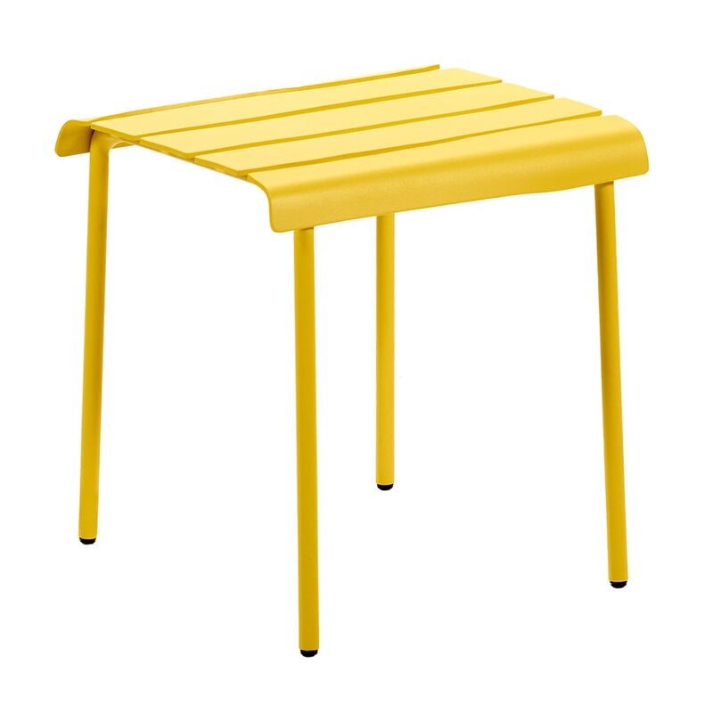 Aligned side table / stool by valerie_objects #yellow #