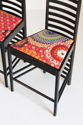 292 Chairs by Charles Rennie Mackintosh for Cassina, Italy, 1990s, Set of 6-ZFJ-1179070