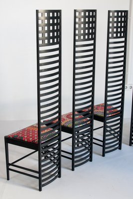 292 Chairs by Charles Rennie Mackintosh for Cassina, Italy, 1990s, Set of 6-ZFJ-1179070