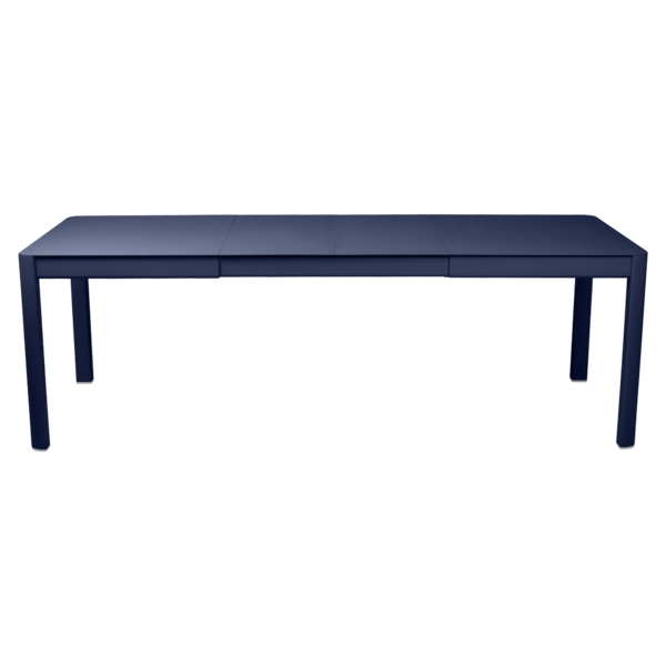 RIBAMBELLE TABLE WITH 2 EXTENSIONS 149/234 X 100 CM by Fermob #DEEP BLUE