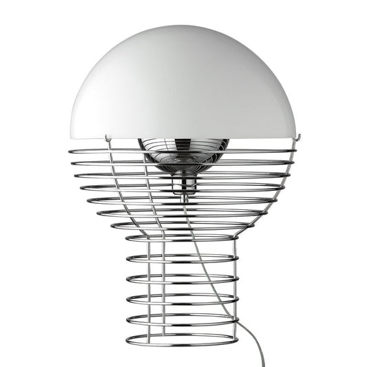 Wire table lamp by Verpan #white #