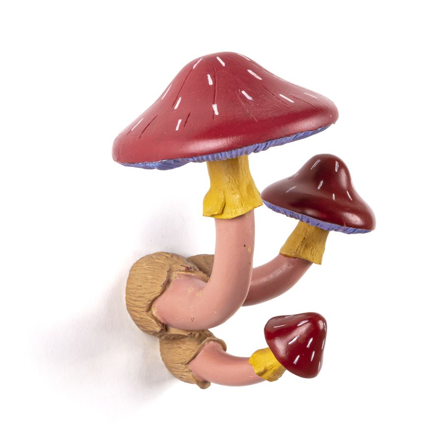 Resin coat hangers Hangers Mushroom by Seletti #Coloured