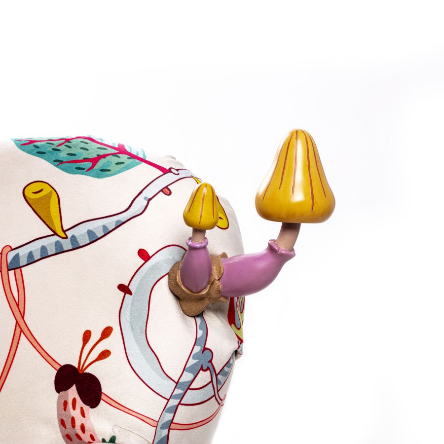 Resin coat hangers Hangers Mushroom #2 by Seletti #Coloured