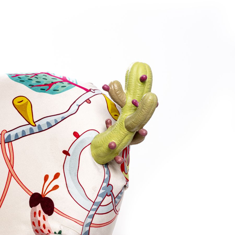 Resin coat hanger Cactus by Seletti #Coloured