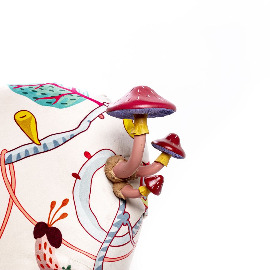 Resin coat hangers Hangers Mushroom by Seletti #Coloured