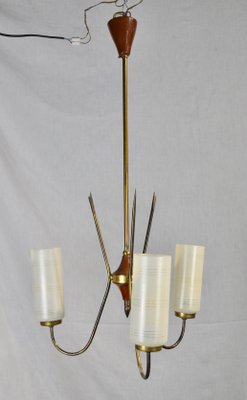 3-Arm Ceiling Lamp, 1950s-ROJ-655322