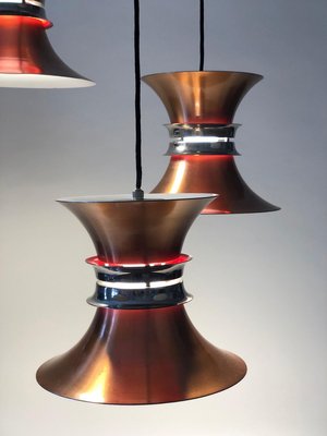 3 Element Pendant Light from Carl Thor for Granhaga, 1960s-BAF-763459