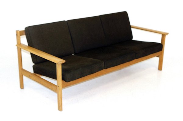 3-Seat Sofa in Oak, Sweden, 1960-GEK-1028323