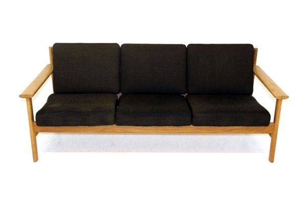 3-Seat Sofa in Oak, Sweden, 1960-GEK-1028323