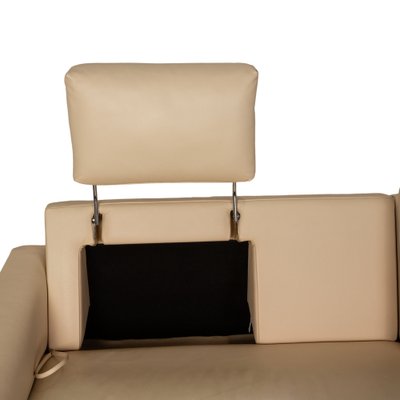 3-Seater Sofa in Cream Leather from FSM-RQW-1748468