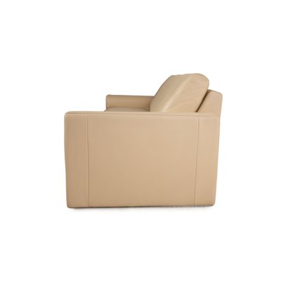 3-Seater Sofa in Cream Leather from FSM-RQW-1748468