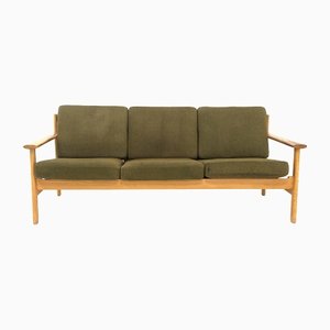 3-Seater Sofa in Oak, Sweden, 1970-GEK-1413800