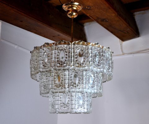 3-Tier Chandelier from Kinkeldey, Germany, 1970s-EJE-953918