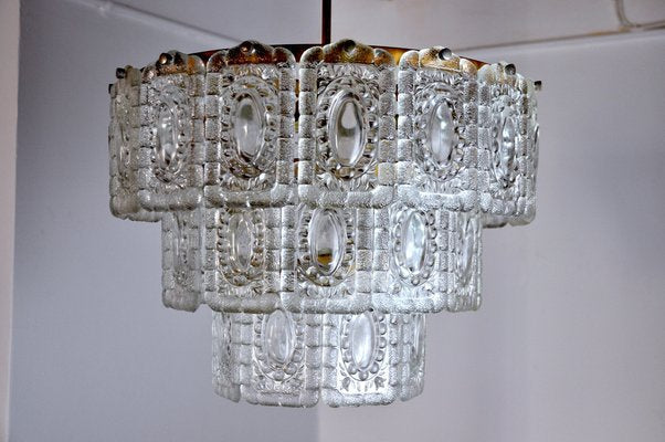 3-Tier Chandelier from Kinkeldey, Germany, 1970s-EJE-953918