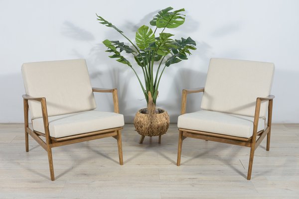 300-139 Armchairs from Swarzędzka, 1960s, Set of 2-NIT-1363277