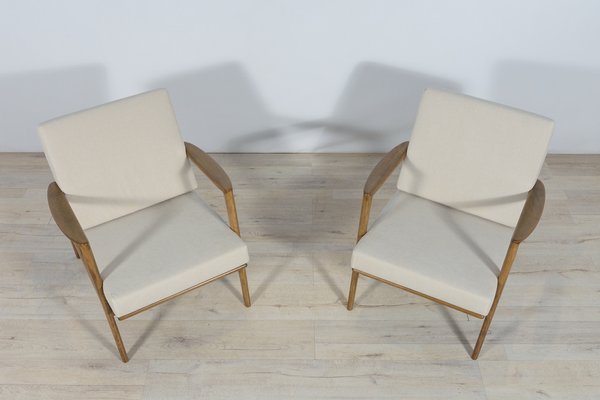 300-139 Armchairs from Swarzędzka, 1960s, Set of 2-NIT-1363277