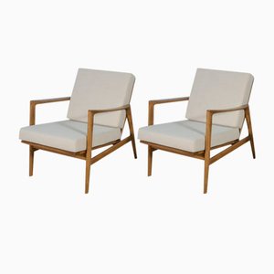 300-139 Armchairs from Swarzędzka, 1960s, Set of 2-NIT-1363277