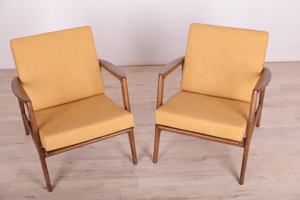 300-139 Armchairs from Swarzędzka Factory, 1960s, Set of 2-NIT-570906