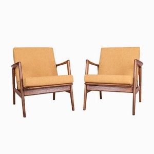 300-139 Armchairs from Swarzędzka Factory, 1960s, Set of 2-NIT-570906