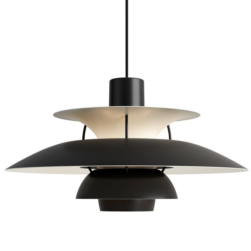 PH 5 Monochrome pendant by Louis Poulsen #black #