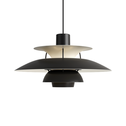 PH 5 Pendant Lamp by Louis Poulsen #Monochrome black