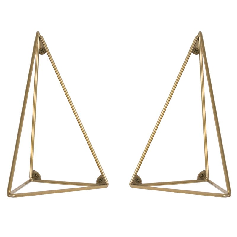 Pythagoras brackets 2 pcs by Maze #brass #