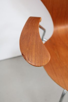 3207 Chair Armchair in Teak by Arne Jacobsen for Fritz Hansen Rar, 1979-FJP-1729836