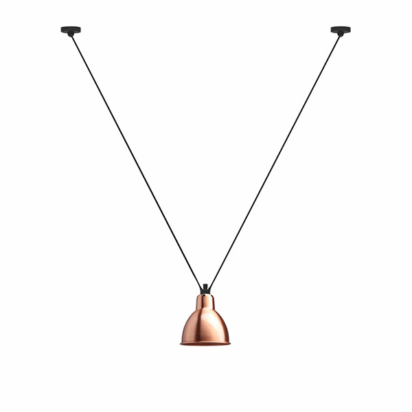 N323 Pendant Lamp Round by Lampe Gras #Copper