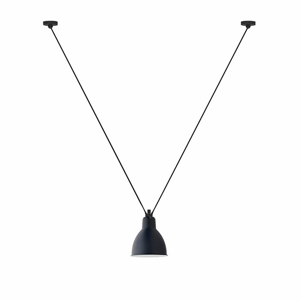 N323 Pendant Lamp Round by Lampe Gras #Mat Blue