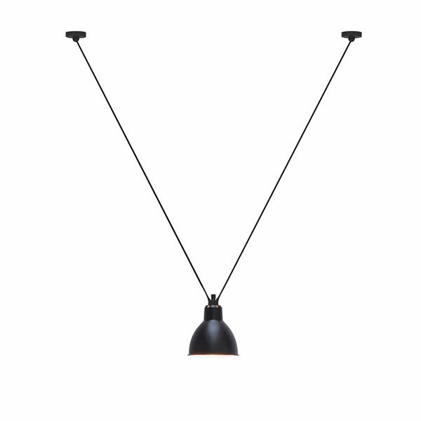 N323 Pendant Lamp Round by Lampe Gras #Mat Black