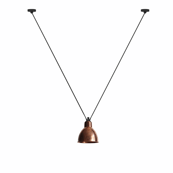 N323 Pendant Lamp Round by Lampe Gras #Raw Copper